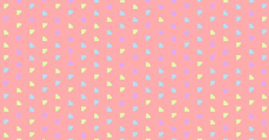 Soyut Renk Yarım Tonlama Noktaları üretken sanat arkaplanı çizimi