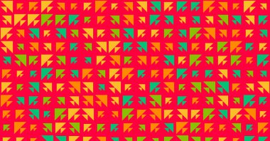 Soyut Renk Yarım Tonlama Noktaları üretken sanat arkaplanı çizimi