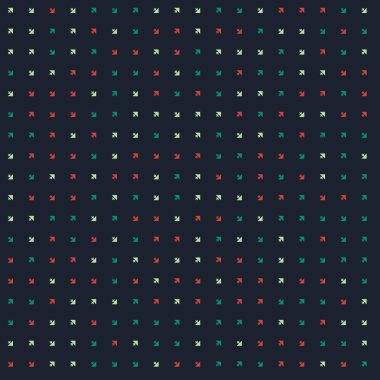 Soyut Renk Yarım Tonlama Noktaları üretken sanat arkaplanı çizimi