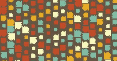 Soyut Renk Yarım Tonlama Noktaları üretken sanat arkaplanı çizimi