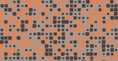 Soyut Renk Yarım Tonlama Noktaları üretken sanat arkaplanı çizimi