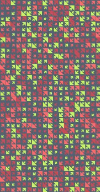 Soyut Renk Yarım Tonlama Noktaları üretken sanat arkaplanı çizimi