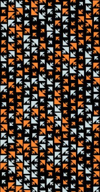 Soyut Renk Yarım Tonlama Noktaları üretken sanat arkaplanı çizimi