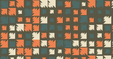 Soyut Renk Yarım Tonlama Noktaları üretken sanat arkaplanı çizimi