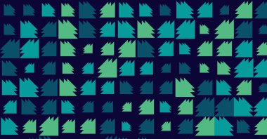 Soyut Renk Yarım Tonlama Noktaları üretken sanat arkaplanı çizimi