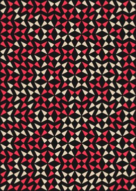 Soyut Geometrik Desen üretken hesaplama sanatı çizimi