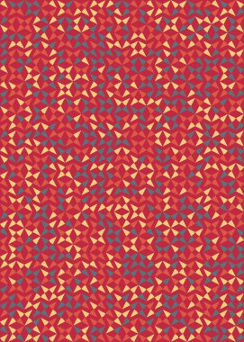 Soyut Geometrik Desen üretken hesaplama sanatı çizimi