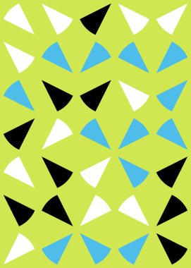 Soyut Geometrik Desen üretken hesaplama sanatı çizimi