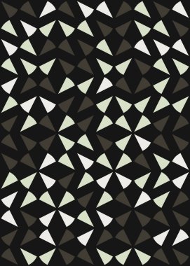 Soyut Geometrik Desen üretken hesaplama sanatı çizimi