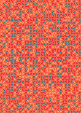 Soyut Geometrik Desen üretken hesaplama sanatı çizimi