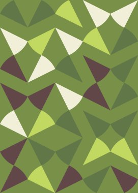 Soyut Geometrik Desen üretken hesaplama sanatı çizimi