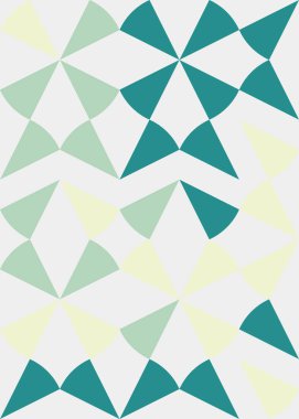 Soyut Geometrik Desen üretken hesaplama sanatı çizimi