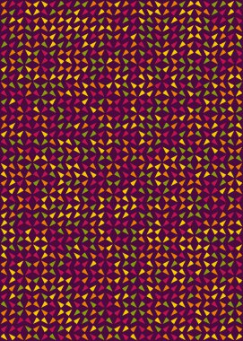 Soyut Geometrik Desen üretken hesaplama sanatı çizimi