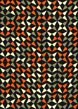 Soyut Geometrik Desen üretken hesaplama sanatı çizimi