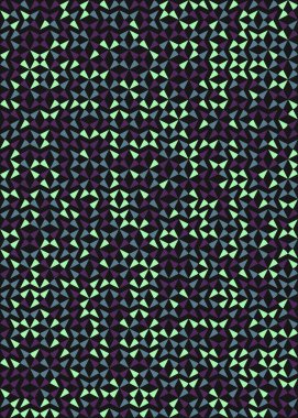 Soyut Geometrik Desen üretken hesaplama sanatı çizimi