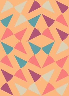 Soyut Geometrik Desen üretken hesaplama sanatı çizimi