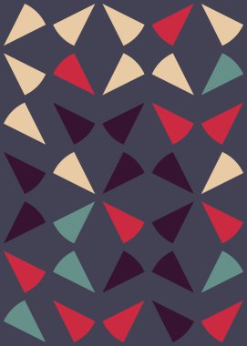 Soyut Geometrik Desen üretken hesaplama sanatı çizimi