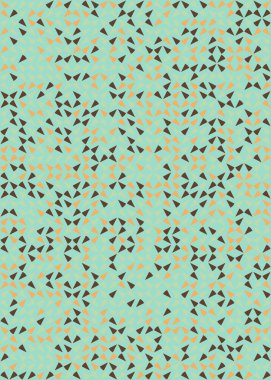 Soyut Geometrik Desen üretken hesaplama sanatı çizimi