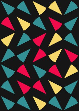 Soyut Geometrik Desen üretken hesaplama sanatı çizimi