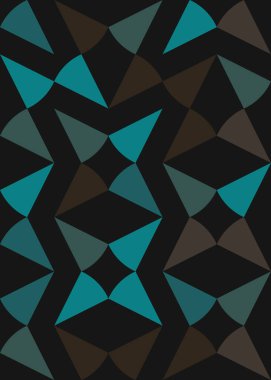 Soyut Geometrik Desen üretken hesaplama sanatı çizimi