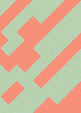 Soyut Geometrik Desen üretken hesaplama sanatı çizimi