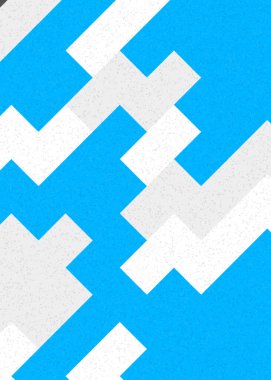 Soyut Geometrik Desen üretken hesaplama sanatı çizimi