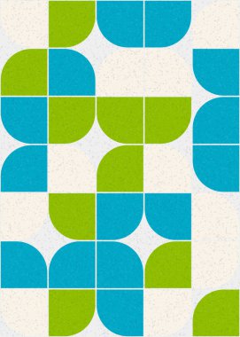 Soyut Geometrik Desen üretken hesaplama sanatı çizimi