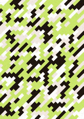 Soyut Geometrik Desen üretken hesaplama sanatı çizimi