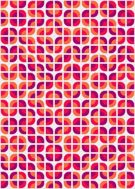 Soyut Geometrik Desen üretken hesaplama sanatı çizimi