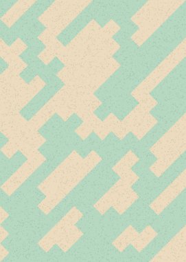 Soyut Geometrik Desen üretken hesaplama sanatı çizimi