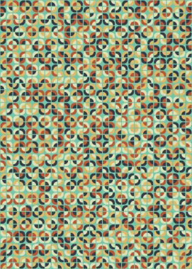 Soyut Geometrik Desen üretken hesaplama sanatı çizimi