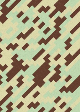 Soyut Geometrik Desen üretken hesaplama sanatı çizimi