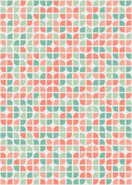 Soyut Geometrik Desen üretken hesaplama sanatı çizimi