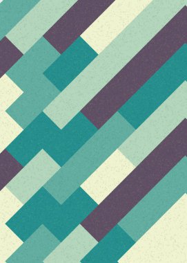 Soyut Geometrik Desen üretken hesaplama sanatı çizimi