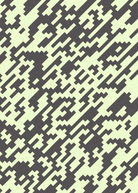 Soyut Geometrik Desen üretken hesaplama sanatı çizimi