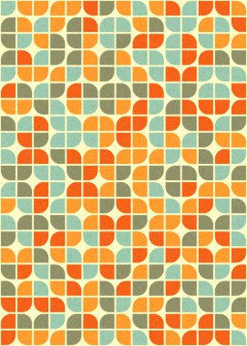 Soyut Geometrik Desen üretken hesaplama sanatı çizimi