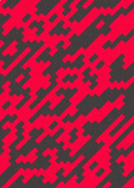 Soyut Geometrik Desen üretken hesaplama sanatı çizimi