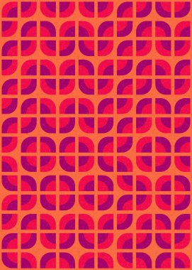 Soyut Geometrik Desen üretken hesaplama sanatı çizimi