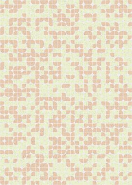 Soyut Geometrik Desen üretken hesaplama sanatı çizimi