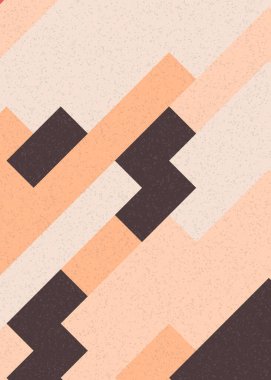 Soyut Geometrik Desen üretken hesaplama sanatı çizimi