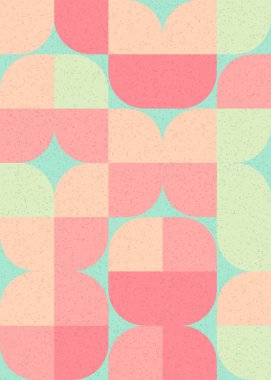 Soyut Geometrik Desen üretken hesaplama sanatı çizimi