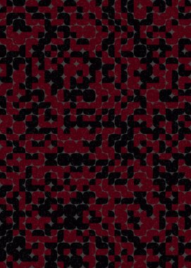 Soyut Geometrik Desen üretken hesaplama sanatı çizimi