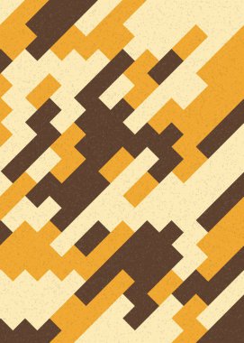 Soyut Geometrik Desen üretken hesaplama sanatı çizimi