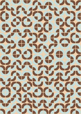 Soyut Geometrik Desen üretken hesaplama sanatı çizimi