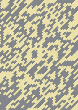 Soyut Geometrik Desen üretken hesaplama sanatı çizimi