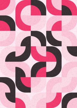 Soyut Geometrik Desen üretken hesaplama sanatı çizimi