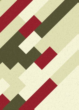 Soyut Geometrik Desen üretken hesaplama sanatı çizimi