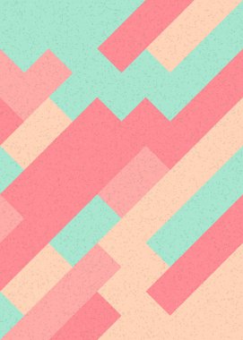 Soyut Geometrik Desen üretken hesaplama sanatı çizimi