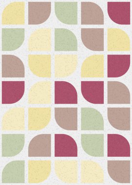 Soyut Geometrik Desen üretken hesaplama sanatı çizimi