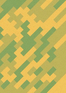 Soyut Geometrik Desen üretken hesaplama sanatı çizimi